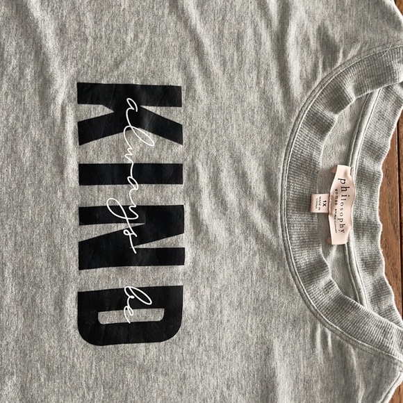 Long sleeve top/Always be kind - Picture 2 of 3